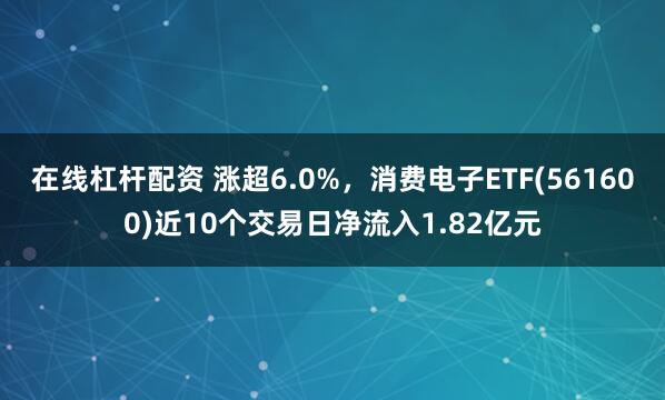 在线杠杆配资 涨超6.0%，消费电子ETF(561600)近10个交易日净流入1.82亿元