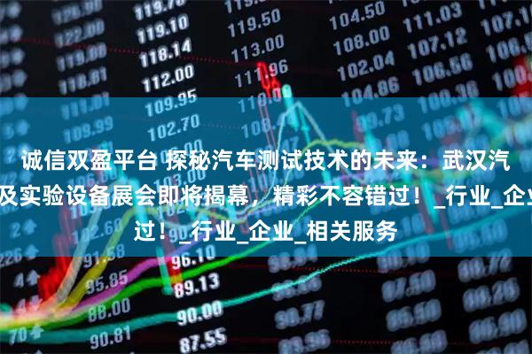 诚信双盈平台 探秘汽车测试技术的未来：武汉汽车测试技术及实验设备展会即将揭幕，精彩不容错过！_行业_企业_相关服务