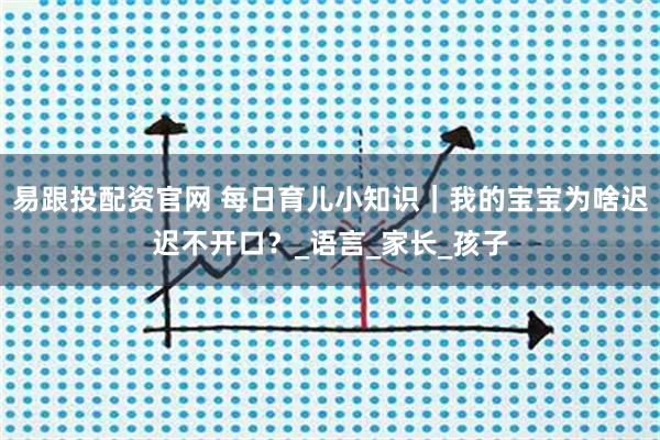易跟投配资官网 每日育儿小知识｜我的宝宝为啥迟迟不开口？_语言_家长_孩子